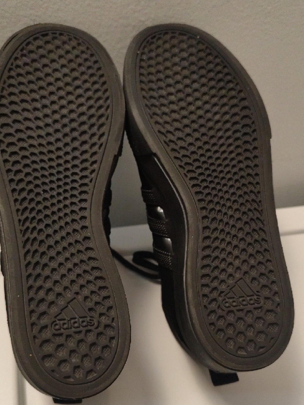 adidas Originals Women’s Black High-Top Sneakers with Gloss Trim - Picture 2 of 4